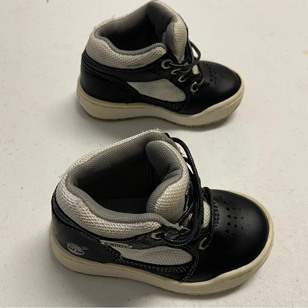 Timberland Infant Toddler Field Boots Grey Black Sz 7 Unisex Waterproof Boot Boy - Picture 6 of 10
